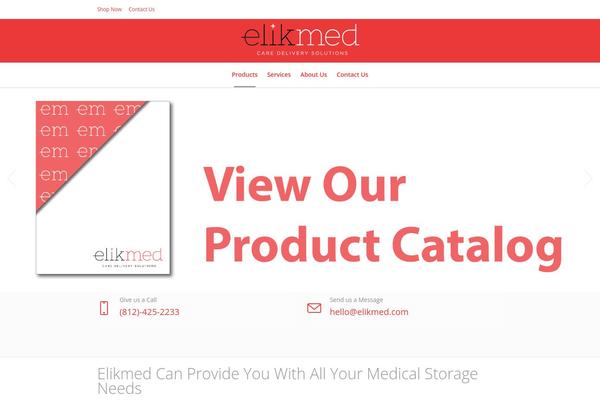 Medical-clinic theme site design template sample