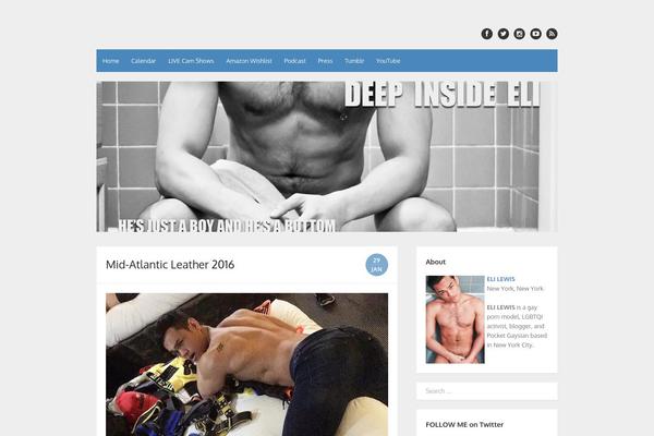 The Box theme site design template sample