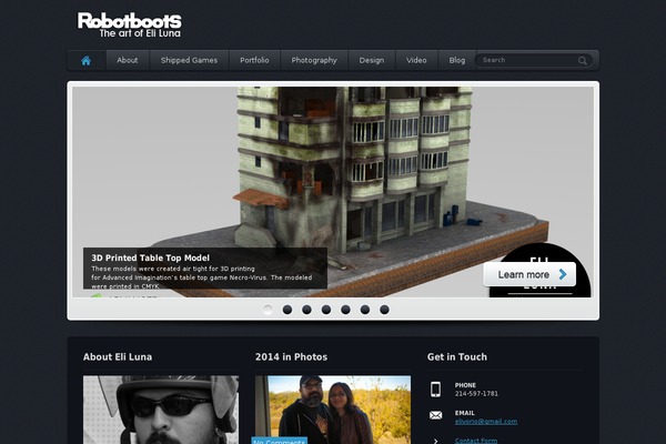 Synthetik theme site design template sample