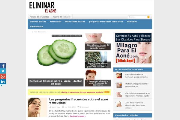 Daily theme site design template sample