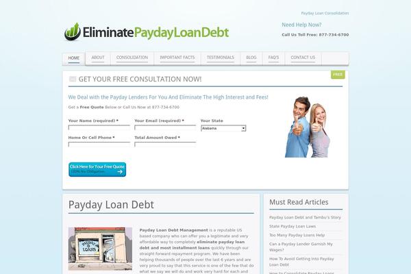 Balance theme site design template sample