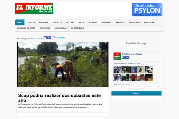 elinformedavid.com site used Informe