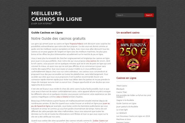 Monaco theme site design template sample