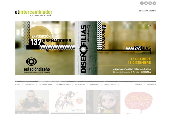 Inspire theme site design template sample