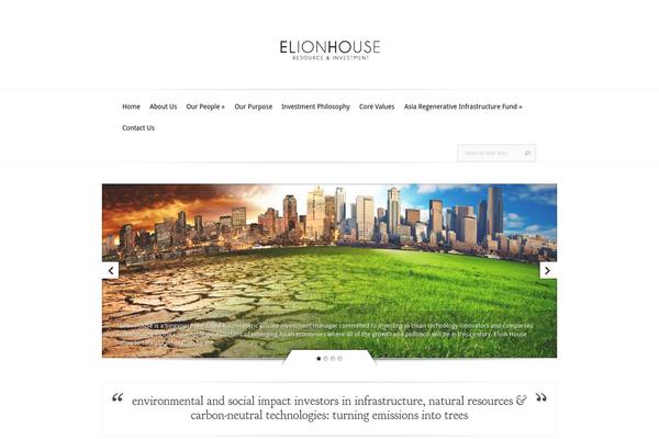 Evolution theme site design template sample