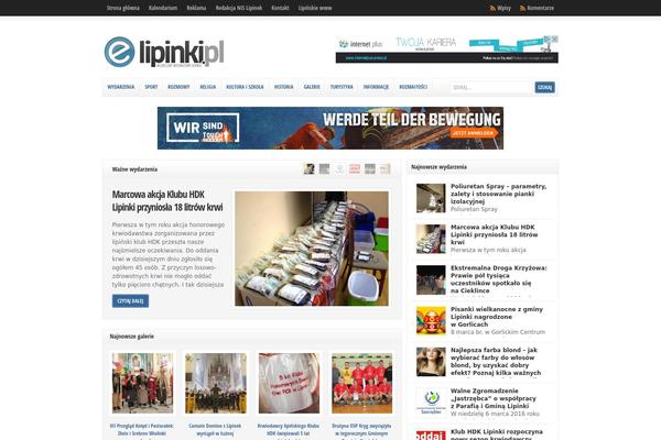 WP-Clear theme site design template sample