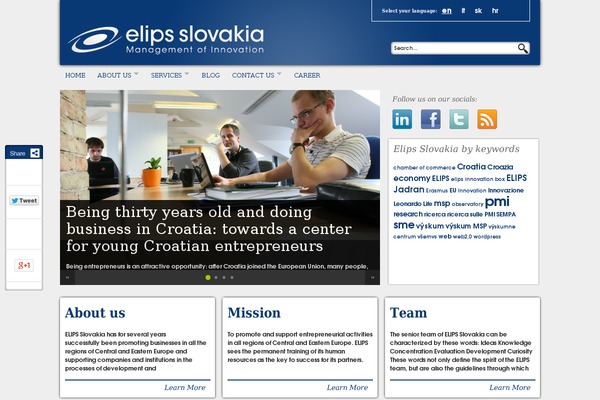 elipslovakia.com site used NonProfit
