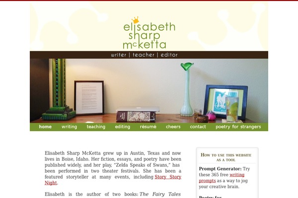 elisabethsharpmcketta.com site used Chateau v2.0