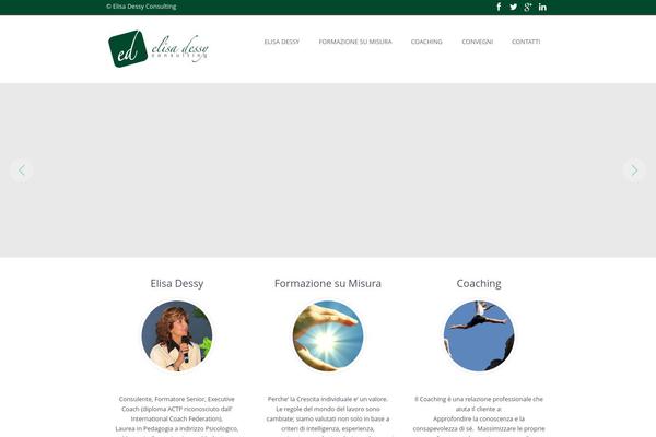 Sapphire theme site design template sample