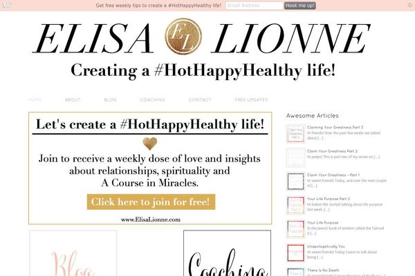 PinkRio theme site design template sample