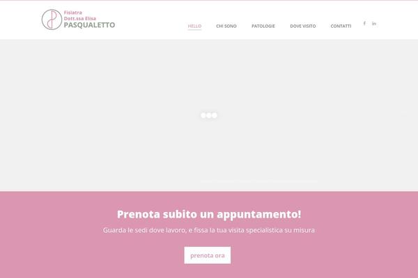 Patti Child theme site design template sample