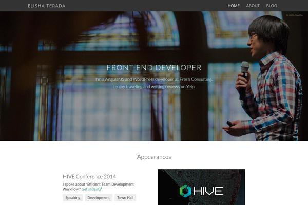Et theme site design template sample
