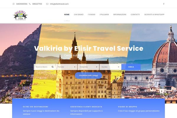TravelTour theme site design template sample