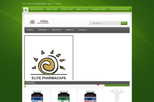 Elite theme site design template sample