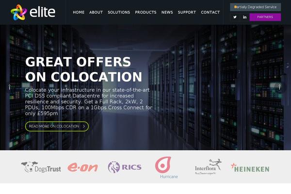 Elite theme site design template sample