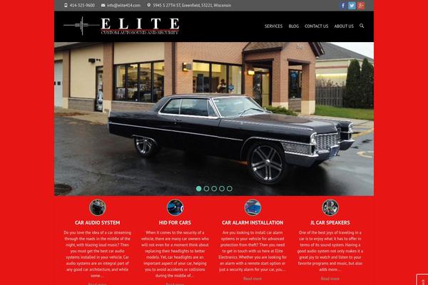 Interface theme site design template sample