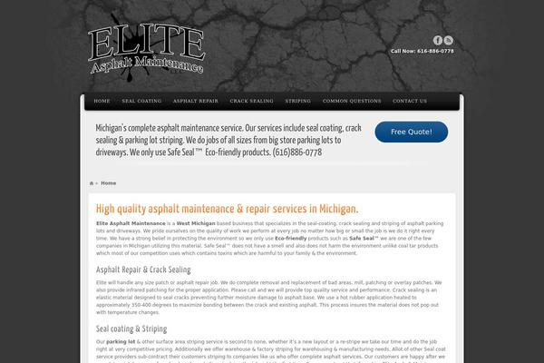 Alyeska theme site design template sample