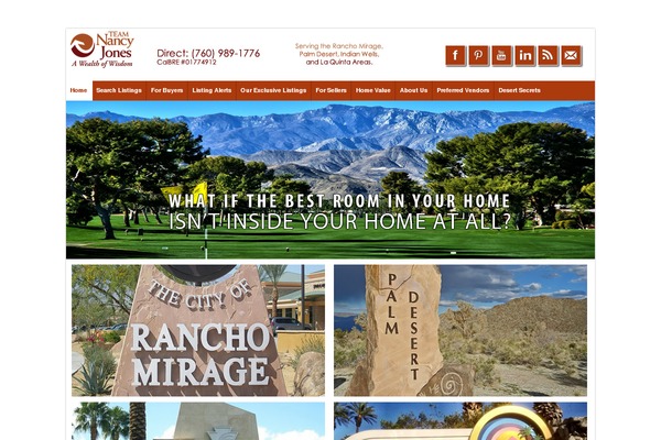 Estate theme site design template sample