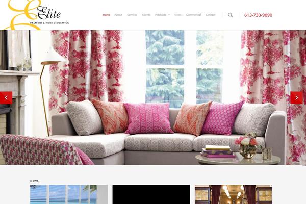 Salient theme site design template sample