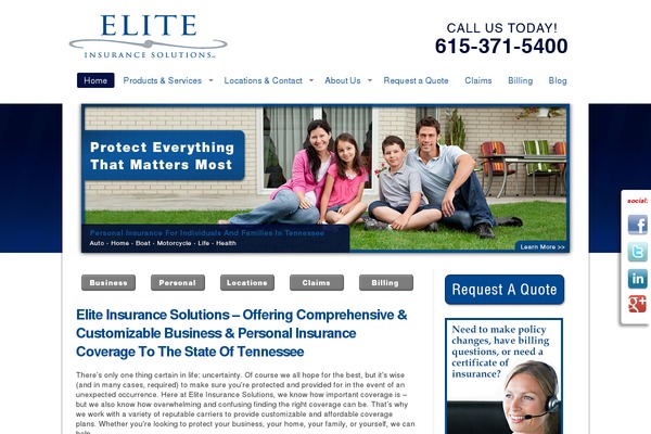 eliteinsurancesolutions.com site used Sparkyboy