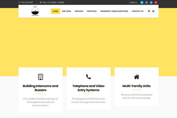 Servicemaster theme site design template sample