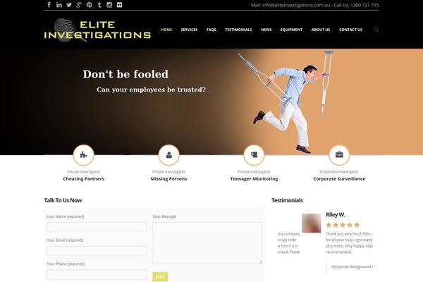 Site using Content Cards plugin
