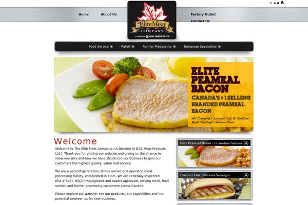 Elite theme site design template sample