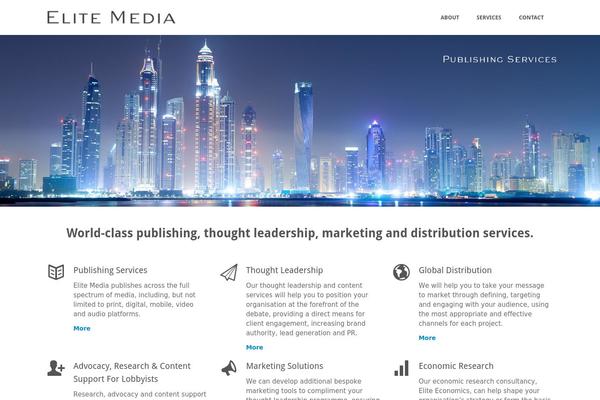 Emulate theme site design template sample