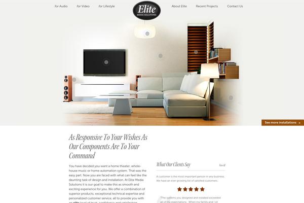 Ems theme site design template sample