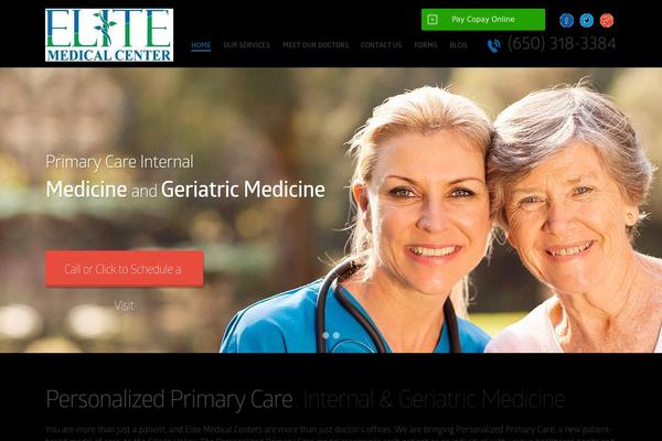 Elite theme site design template sample
