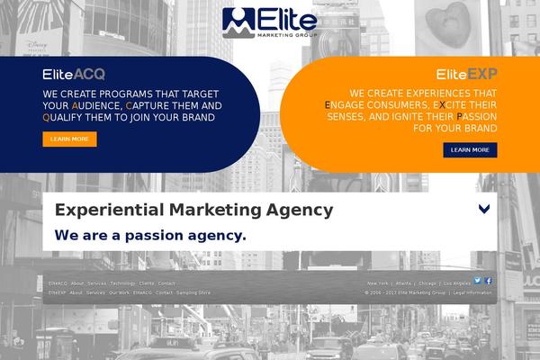 Elite theme site design template sample
