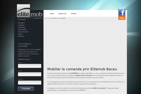 Shine theme site design template sample