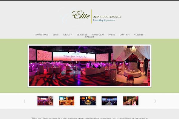 Anthology theme site design template sample