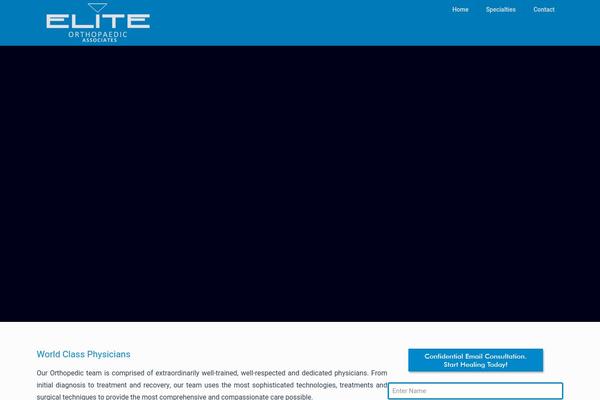 Site using WordPress Team Manager plugin