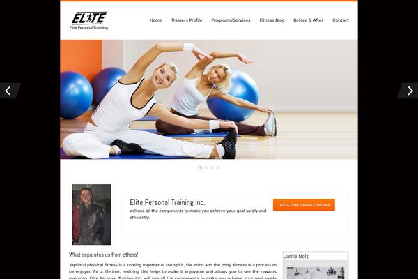 Extensio theme site design template sample