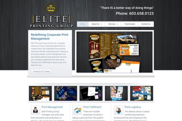 Site using Arconix Testimonials plugin