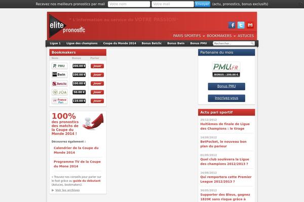 Elite theme site design template sample