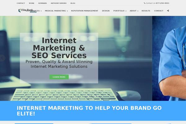 Hub theme site design template sample