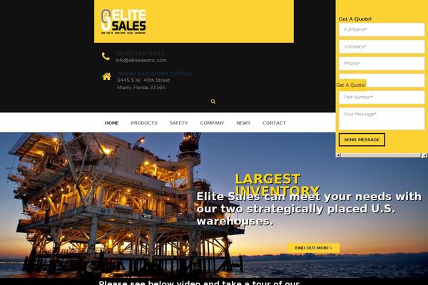 Industrial theme site design template sample