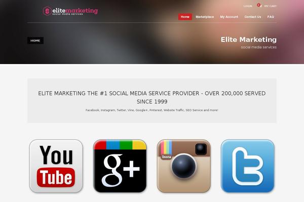 Site using Add Twitter, Facebook Like, Google plus one Social share plugin