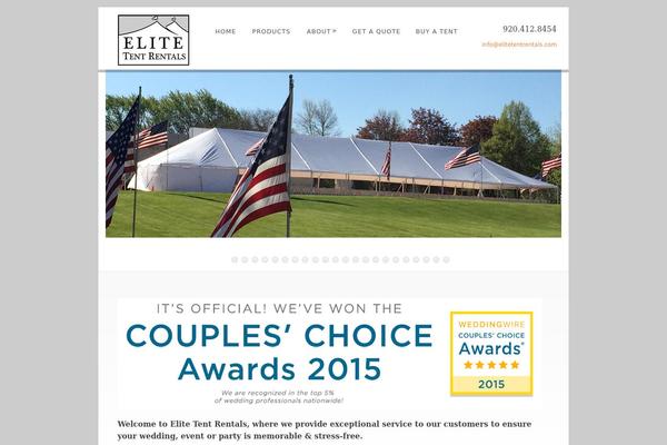 elitetentrentals.com site used Dandelion_v2.6.3