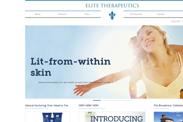 Elite theme site design template sample