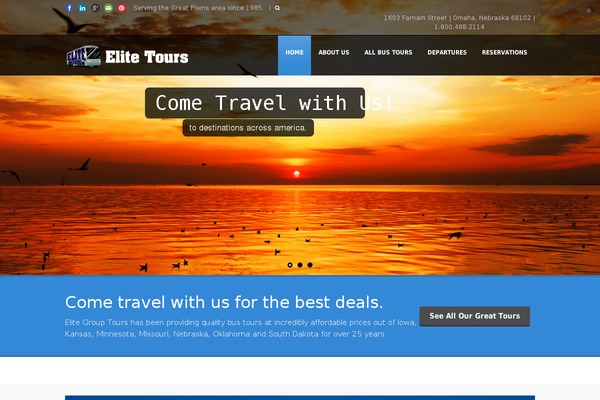 Tour Package V1.02 theme site design template sample