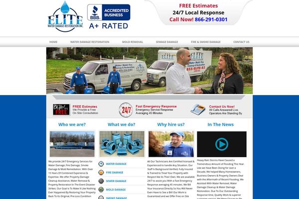 Elite theme site design template sample