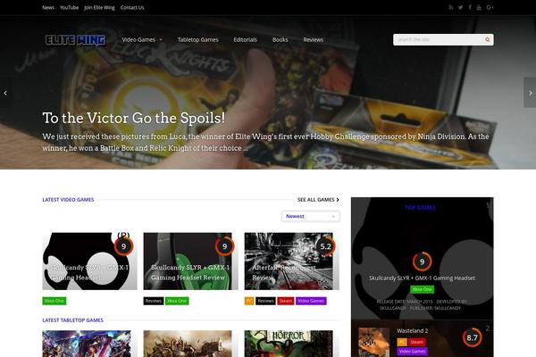 Gauge theme site design template sample