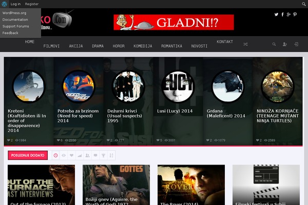Avani theme site design template sample