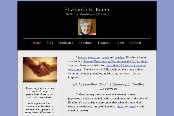 Elemin theme site design template sample