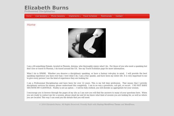 StartupWP theme site design template sample