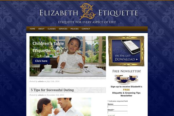 elizabethetiquette.com site used Visoko