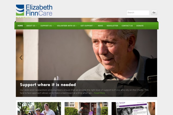 NonProfit theme site design template sample